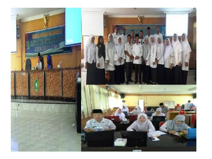 KAUR TU MTSN 6 BATANG HARI IKUTI KEGIATAN DGITALISASI SIMPEG DAN E-SOP DI KANTOR KEMENTERIAN AGAMA BATANG HARI