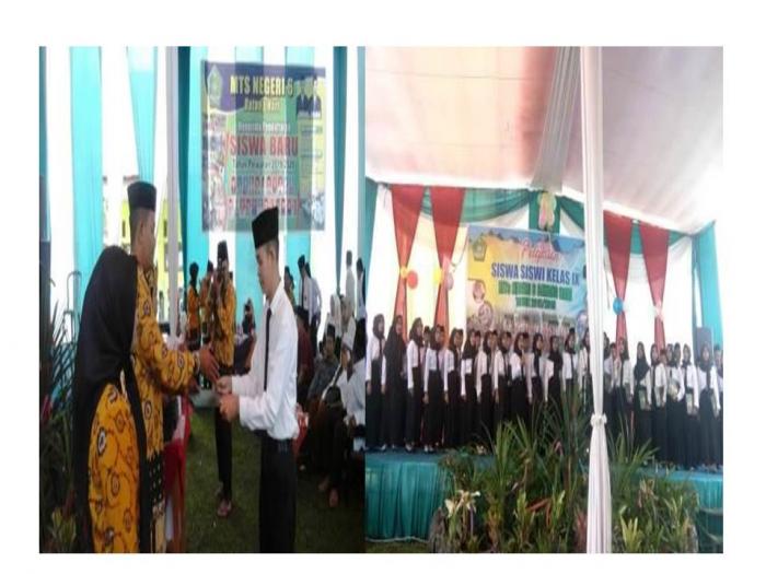 LAKSANAKAN PELEPASAN SISWA, INILAH PESAN KEPALA MTSN 6 BATANG HARI