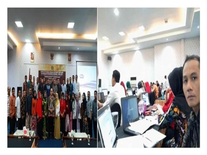 BENDAHARA MTSN 6 BATANG HARI IKUTI KEGIATAN BIMTEK E-MONEV PELAKSANAAN ANGGARAN TAHUN 2019