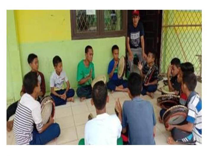 GROUP KOMPANGAN MTSN 6 BATANG HARI PERSIAPKAN DIRI IKUTI LOMBA DI AJANG KEGIATAN HAB 2020 KEMENAG BATANG HARI