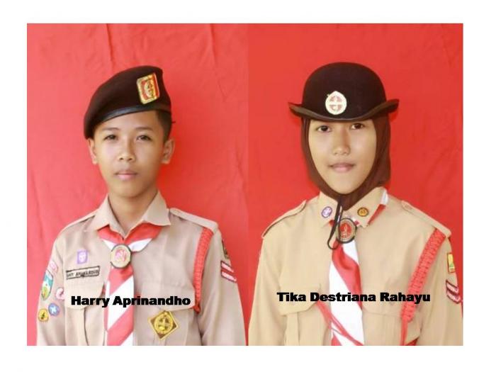 2 ORANG SISWA MTSN 6 BATANG HARI TERPILIH SEBAGAI PENGGALANG PRAMUKA GARUDA