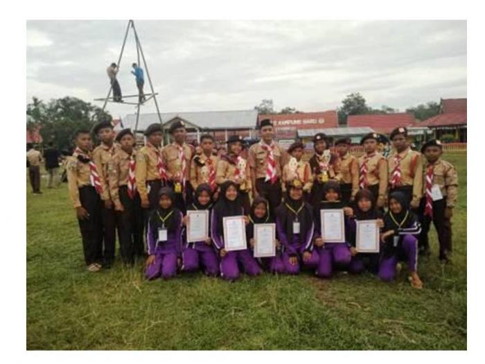 MTSN 6 BATANG HARI GONDOL 5 PIALA PADA AJANG KEGIATAN JAMRAN TAHUN 2020