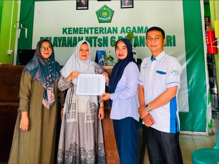 Sinkronisasi Data Kesejahteraan Siswa, MTsN 6 Batang Hari Terima Kunjungan Koordinasi Pendamping PKH Dinas Sosial Sinkronisasi Data Kesejahteraan Siswa, MTsN 6 Batang Hari Terima Kunjungan Koordinasi Pendamping PKH Dinas Sosial