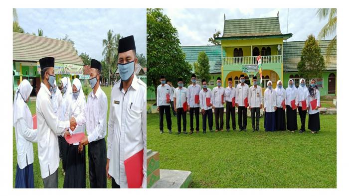  Awali Tahun Anggaran 2021, Kepala MTsN 6 Batang Hari Serahkan SK Tenaga Honorer 
