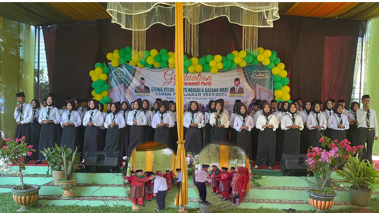 Tahun Pelajaran 2023/ 2024 MTsN 6 Batang Hari Lepas Siswa Sejumlah 81 Orang Tahun Pelajaran 2023/ 2024 MTsN 6 Batang Hari Lepas Siswa Sejumlah 81 Orang