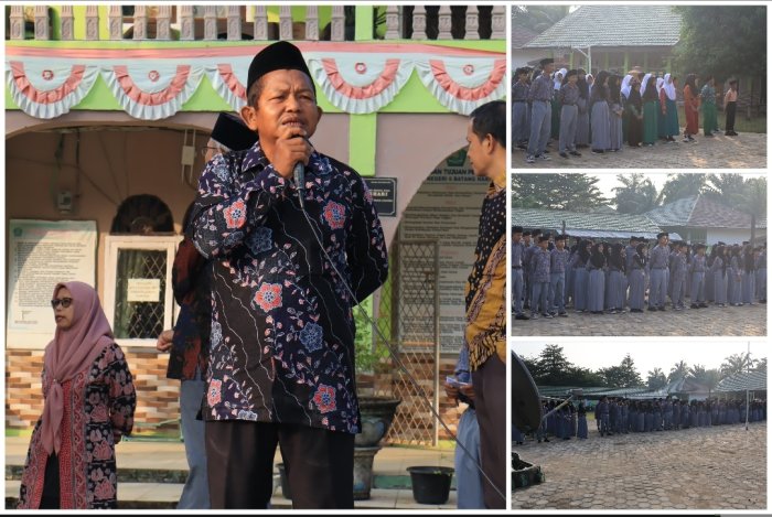 Kunci Disiplin Sejak Dini: Potret Semangat Murid Baru MTsN 6 Batang Hari di Apel Pagi MATAMUDA Hari Kedua Kunci Disiplin Sejak Dini: Potret Semangat Murid Baru MTsN 6 Batang Hari di Apel Pagi MATAMUDA Hari Kedua