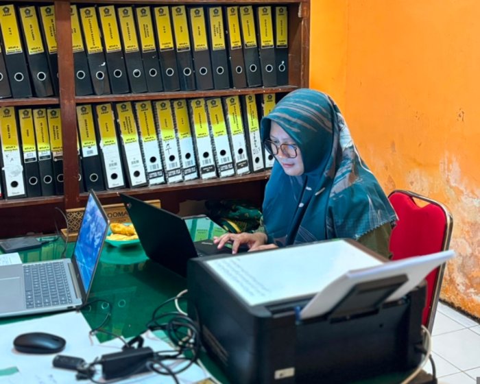Transparan! Panitia ASAS MTsN 6 Batang Hari Mulai Cetak Hasil ASAS Genap T.A. 2025/2026