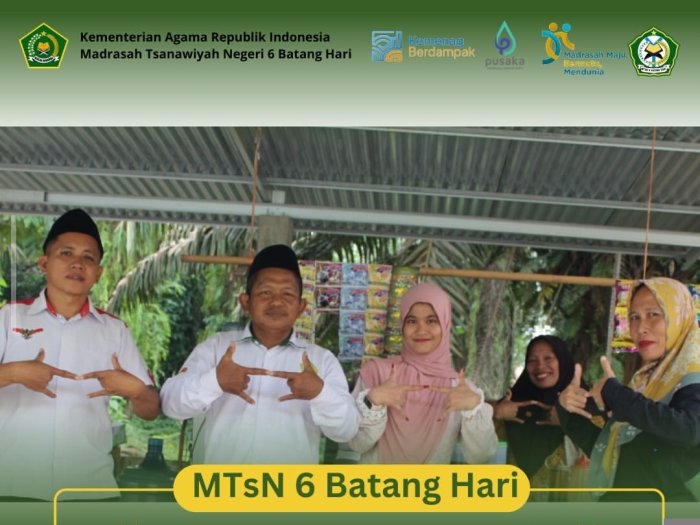 Kantin Halal Dimulai dari Madrasah, MTsNegeri 6 Batang Hari Terima Pendampingan Proses Produk Halal (P3H)