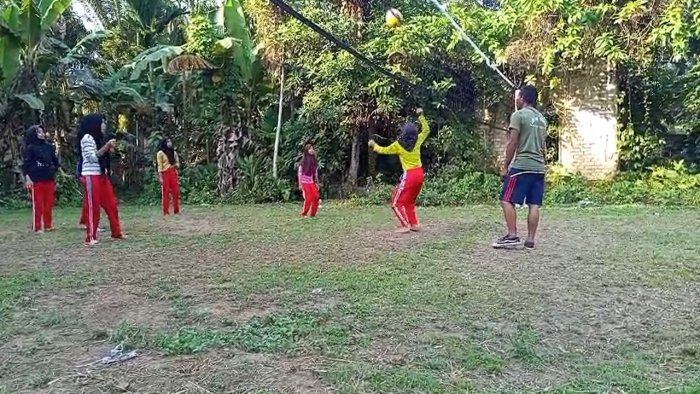 Tim Voli Putri MTsN 6 Batang Hari Siap Tempur di Ajang Kades Cup 2025