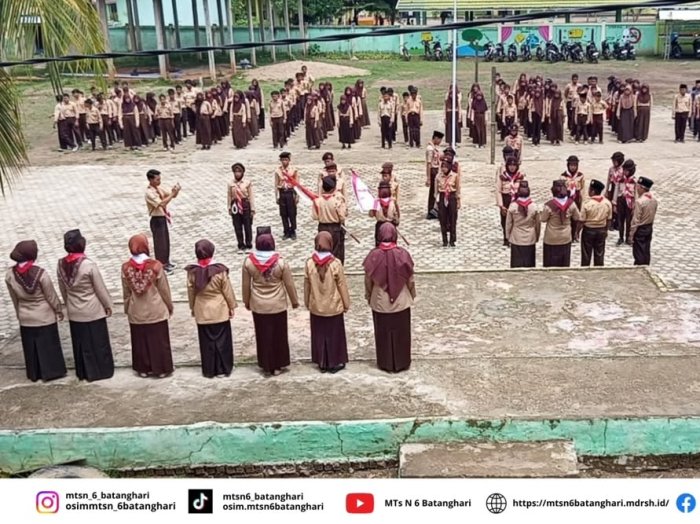 MTsNegeri 6 Batang Hari Dorong Penguatan Kepramukaan, Dukung Siswa Tembus Jamda Jambi 2026
