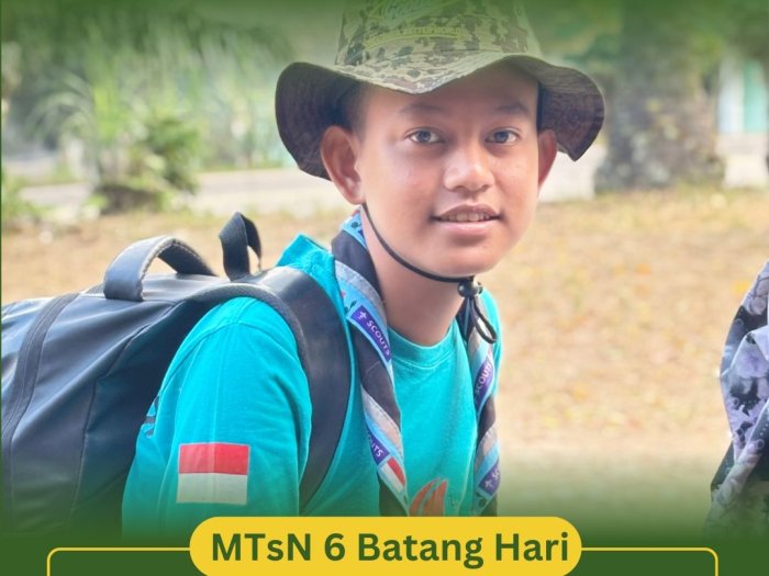 Muhammad Zaky, Siswa MTsNegeri 6 Batang Hari Ikuti Training Center Calon Peserta Jamda Jambi 2026