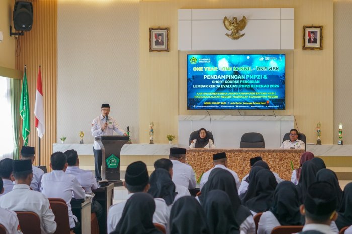 Tim ZI MTsNegeri 6 Batang Hari Ikuti Pendampingan Zona Integritas di Kemenag Batang Hari