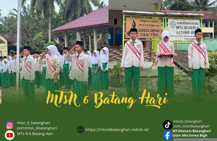 Tampil Kompak dan Percaya Diri, Kelas 8.2 Sukses Jalankan Tugas sebagai Petugas Upacara