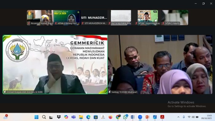 Tingkatkan Profesionalisme, Kaur TU MTsN 6 Batang Hari Ikuti Workshop Tata Kelola dan Pemanfaatan Aset BMN