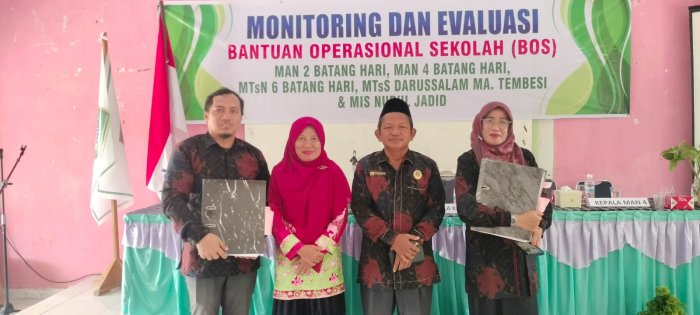 Perkuat Akuntabilitas, MTsNegeri 6 Batang Hari Ikuti Monitoring dan Evaluasi BOS di MAN 4 Batang Hari Perkuat Akuntabilitas, MTsNegeri 6 Batang Hari Ikuti Monitoring dan Evaluasi BOS di MAN 4 Batang Hari