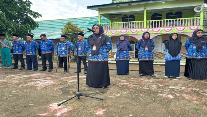 Tanamkan Semangat Nasionalisme, MTsN 6 Batang Hari Gelar Upacara Hari Kesaktian Pancasila