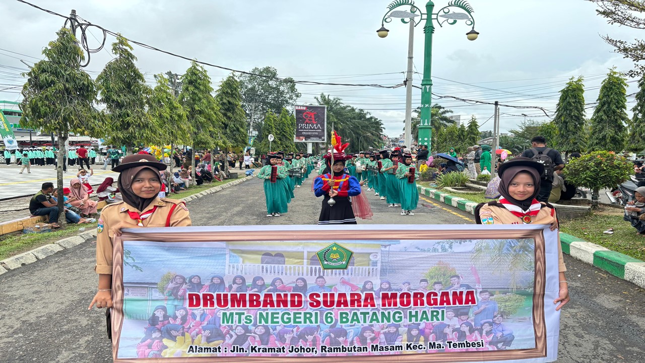 Dentuman SUARA MORGANA Guncang Street Parade HUT ke-80 RI di Batang Hari