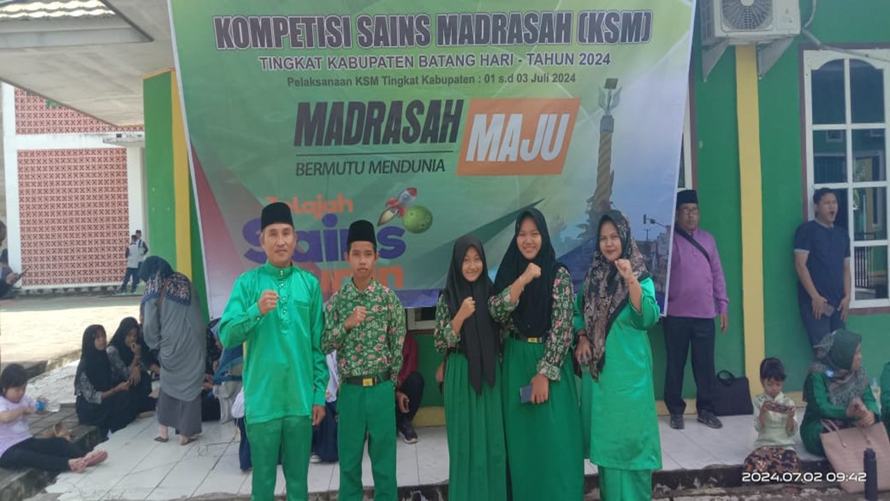 Siswa MTsN 6 Batang Hari Belajar Ukir Prestasi Pada AJANG KSM Kabupaten Tahun 2024