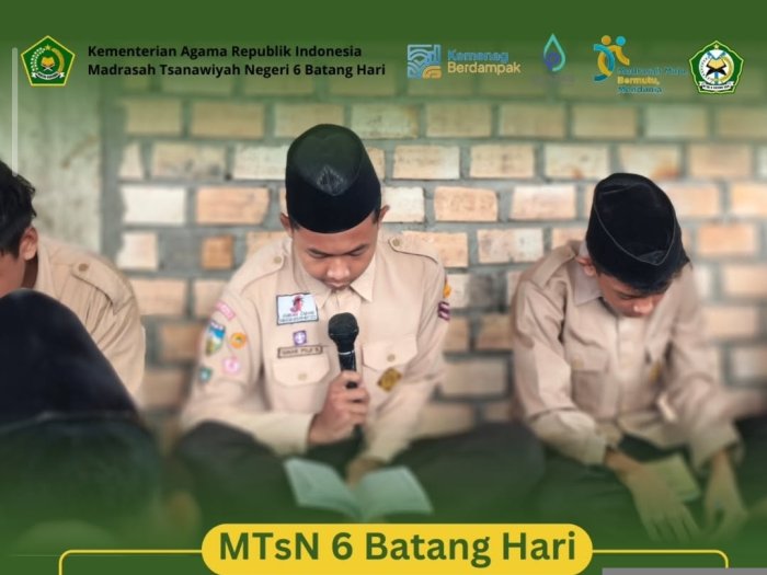 Jumat Terakhir Jelang Ramadan, MTsNegeri 6 Batang Hari Gelar Pengajian dan Doa Bersama