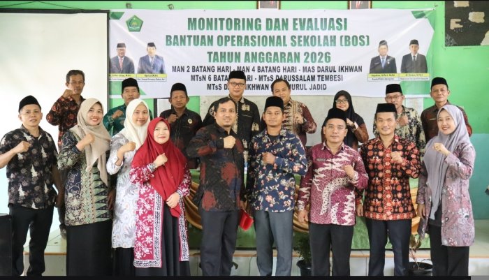 Jadi Tuan Rumah Monev BOS 2026, MTsN 6 Batang Hari Disambangi Kakankemenag dan Tim Monitoring Jadi Tuan Rumah Monev BOS 2026, MTsN 6 Batang Hari Disambangi Kakankemenag dan Tim Monitoring